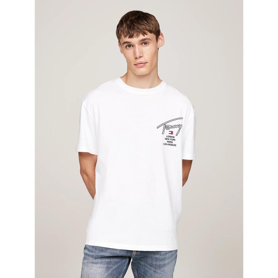 Tommy Hilfiger Ανδρική κοντομάνικη μπλούζα Signature Back Logo T-Shirt